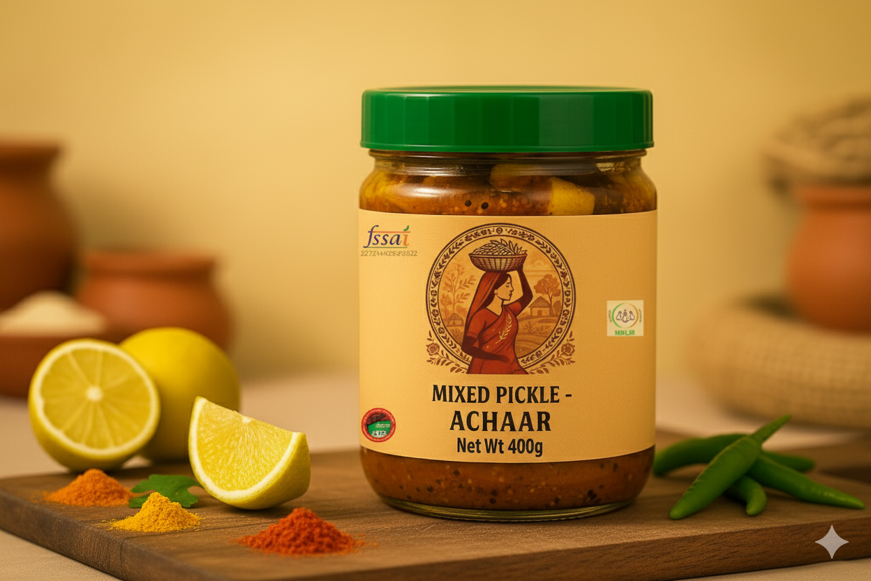 Mix Pickle Village Women Basket